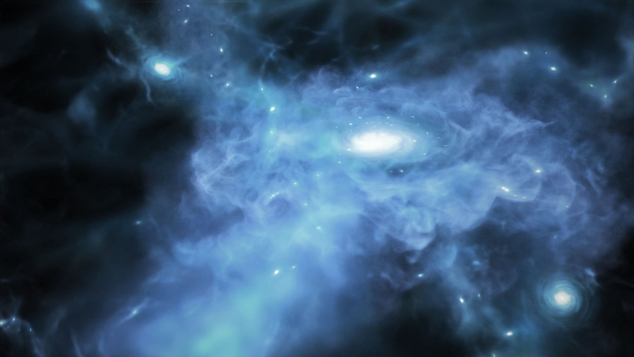 Galaxy forming in the early universe