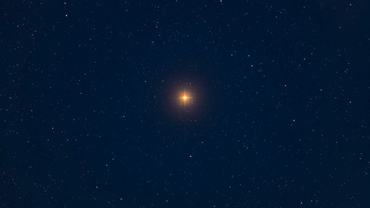 Observing Betelgeuse in the constellation Orion