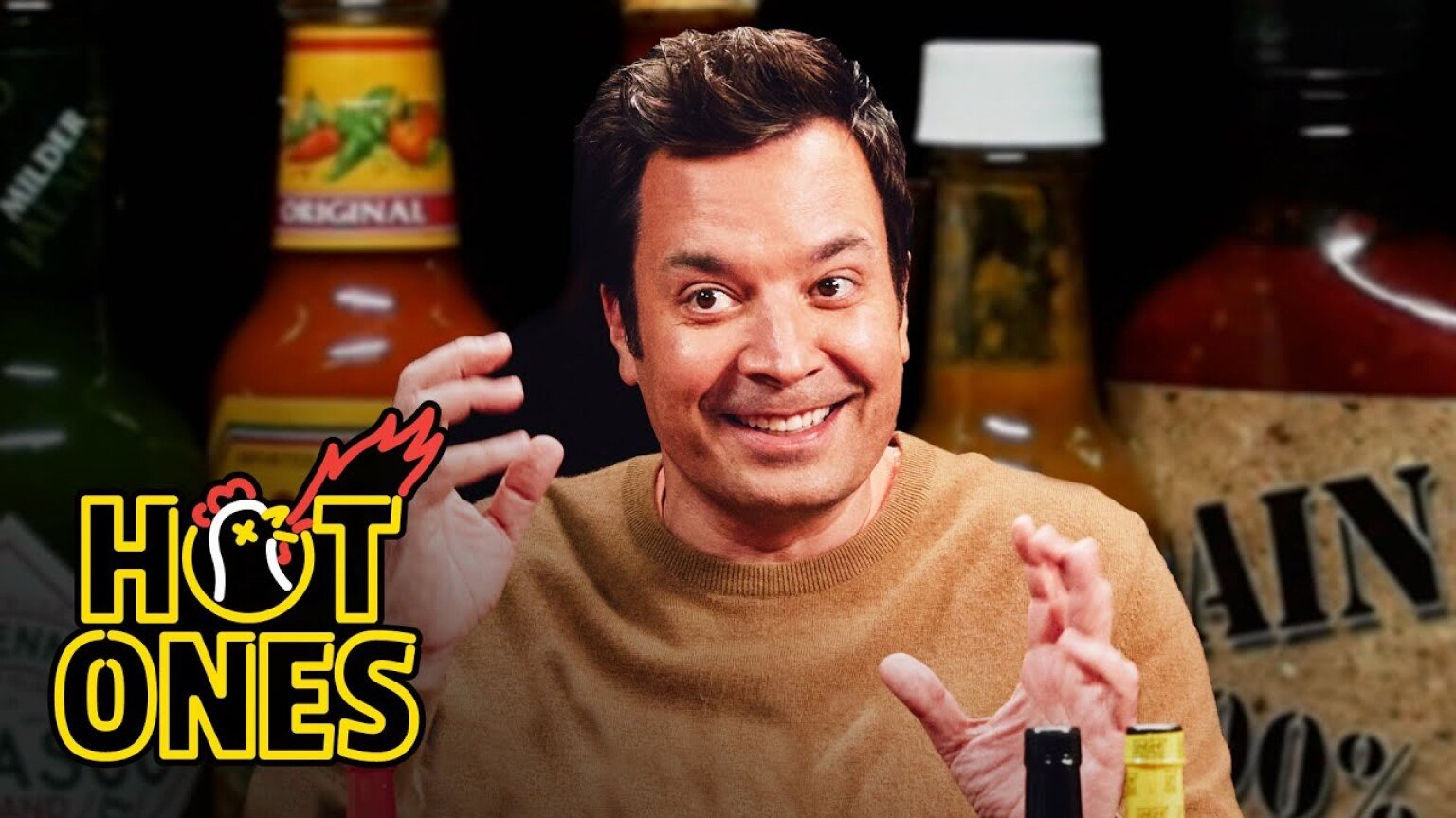 jimmy fallon appearing on hot ones