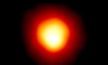 The red supergiant star Betelgeuse, imaged by the Hubble Space Telescope.