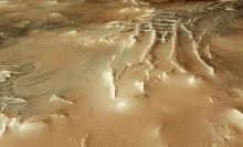 German space agency camera photographing Mars' formation