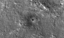 The Mars Reconnaissance Orbiter recently captured a view of the retired InSight lander.