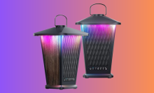 two speaker lanterns