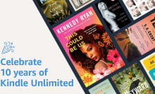 Kindle Unlimited titles on the right of the screen 