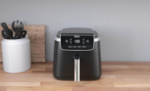 ninja air fryer on counter 