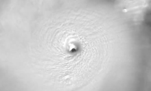 Hurricane Milton observed on Oct. 7 by NOAA's GOES-19 weather satellite.