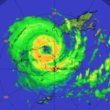 Tropical Cyclone Winston - strongest ever seen in southern hemisphere - hits Fiji