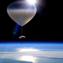 This astronaut could take you to the edge of space and back in a balloon