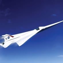 NASA is working on a quieter supersonic jet for commercial use