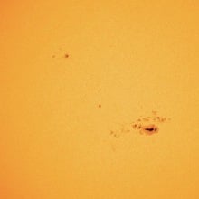 NASA observing sunspots on the sun