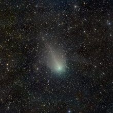 Comet Pons-Brooks zipping through constellation Lyra