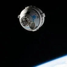 Starliner approaching ISS