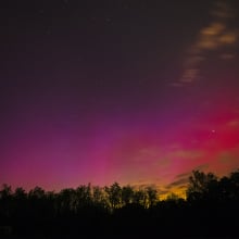 Indiana seeing an aurora borealis