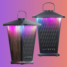 two speaker lanterns