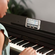 Person playing piano