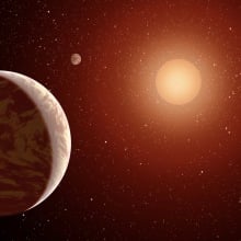 Exoplanets orbiting a red dwarf star