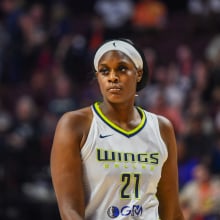 Dallas Wings center Kalani Brown