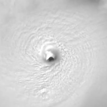 Hurricane Milton observed on Oct. 7 by NOAA's GOES-19 weather satellite.