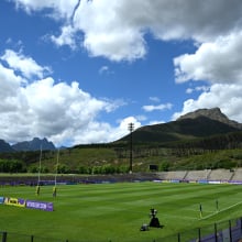 A general view inside prior to the WXV 2 2023 match between Italy and Japan