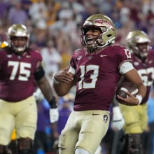 Florida State Seminoles quarterback Jordan Travis