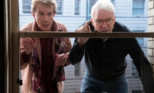 Martin Short and Steve Martin in "Only Murders in the Building."