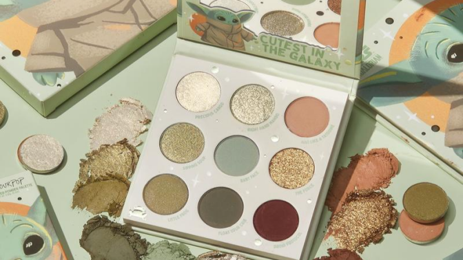 Very important: ColourPop's Baby Yoda palette is back in stock (plus more adorable merch)