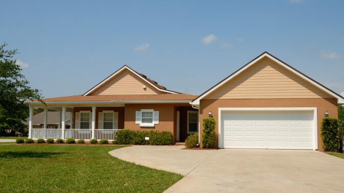 house with a garage