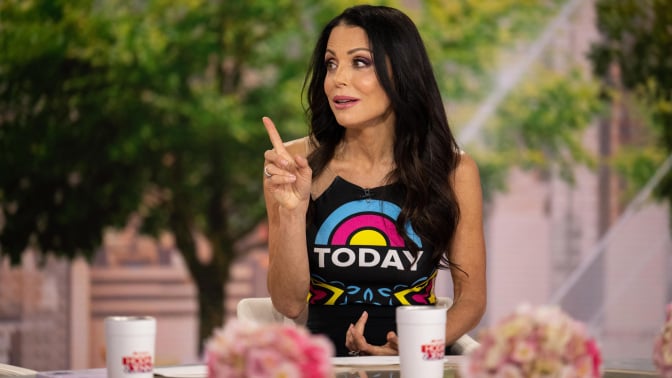 bethenny frankel on the set of the 'today' show