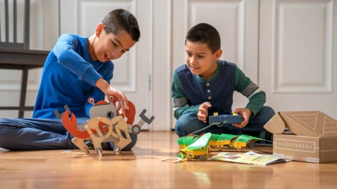 Children With KiwiCo Boxes