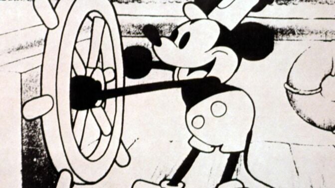 Steamboat Willie cartoon