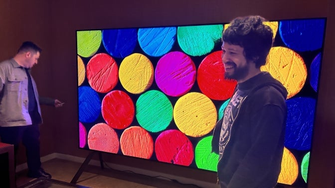 world's largest QD-miniLED TV