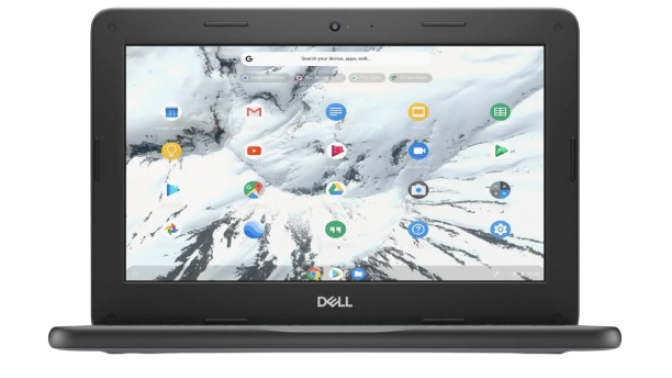 Dell Chromebook at home screen