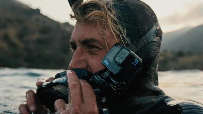 A scuba diver wears the GoPro Hero 11