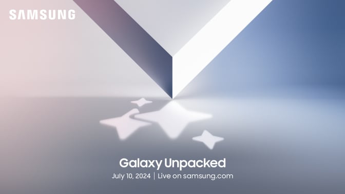 Samsung Galaxy Unpacked July 2024 invite graphic