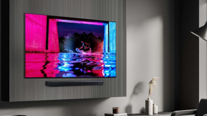 Samsung tv in a modern living room