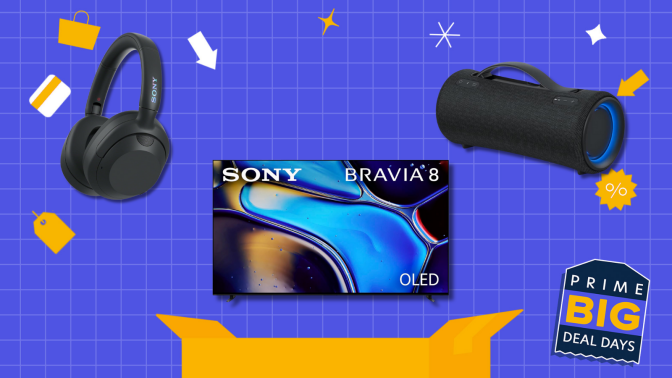 Sony deals on Prime Day background