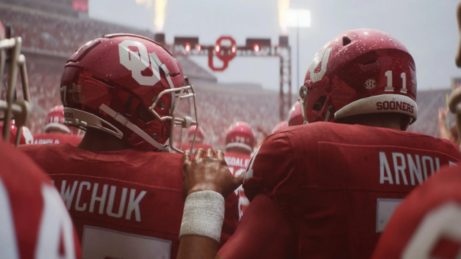 a screenshot from EA sports college football 25 PS5 game 