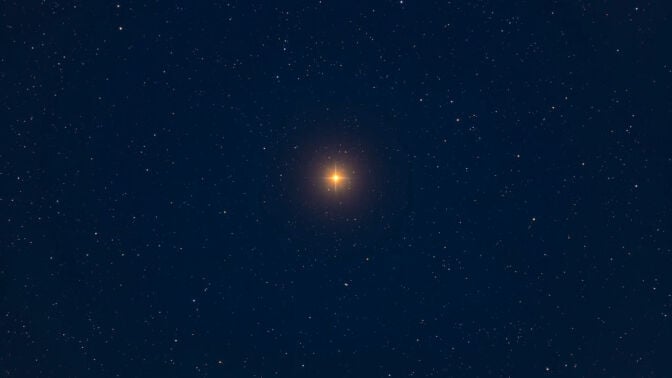 Observing Betelgeuse in the constellation Orion