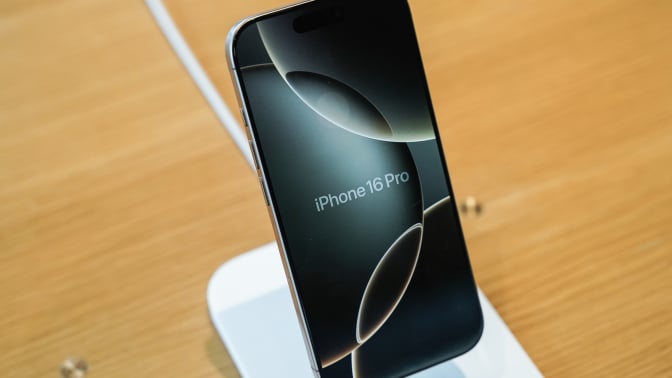 The new iPhone 16 Pro model is available at an Apple store in Bangkok, Thailand, on September 20, 2024. Apple now makes available to consumers its new lineup of iPhone 16 models, which are the iPhone 16, Plus, Pro, and Pro Max. 