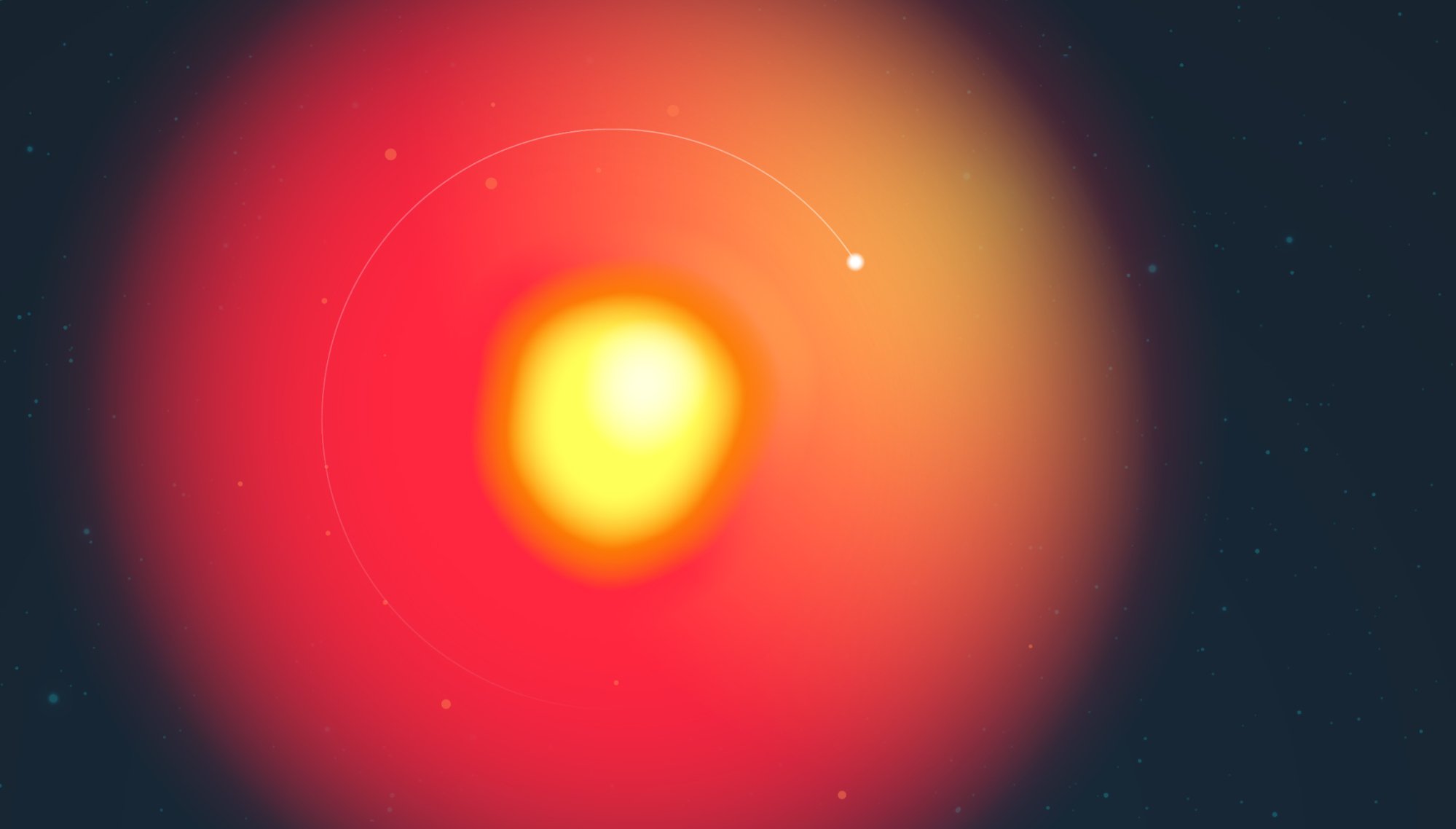 A hypothetical sun-like star orbiting Betelgeuse