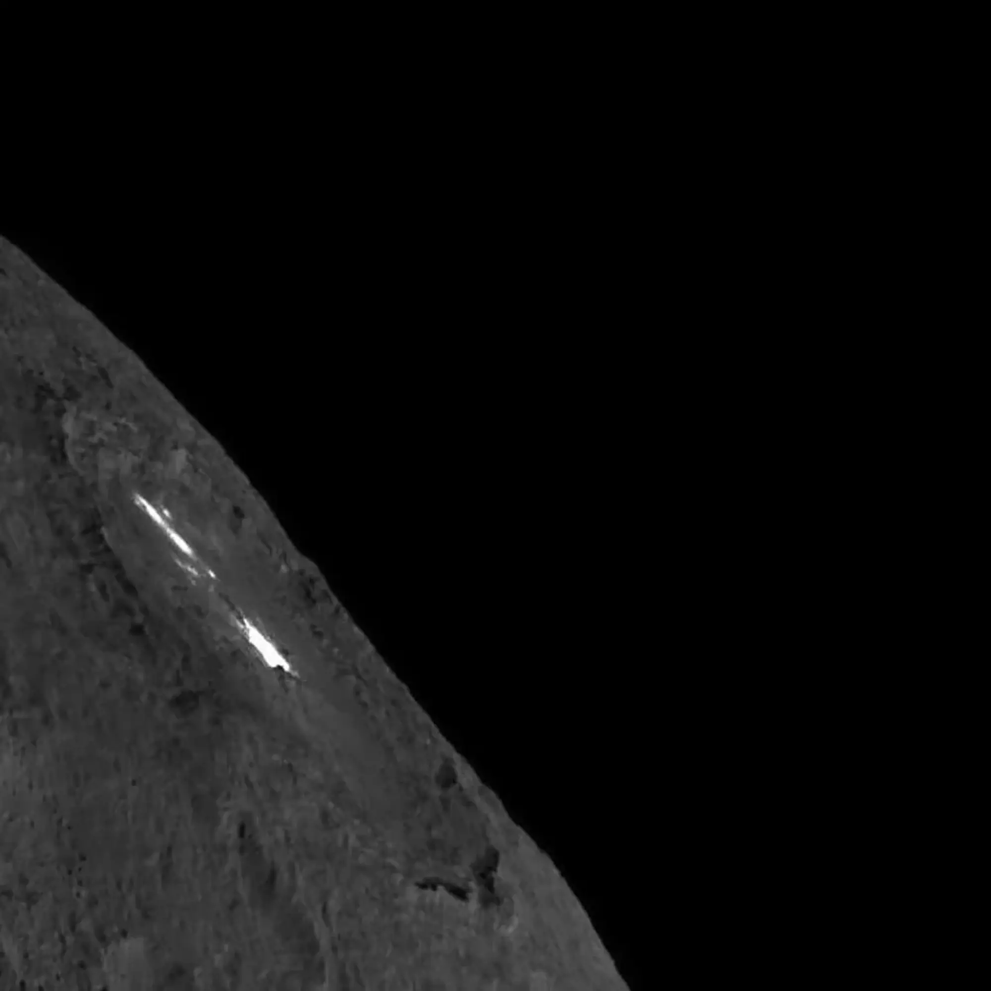 Dawn spacecraft observing Ceres' Occator Crater