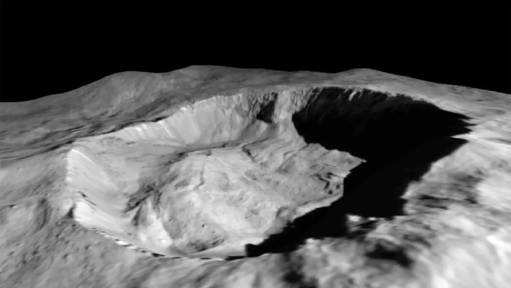 Juling Crater on Ceres